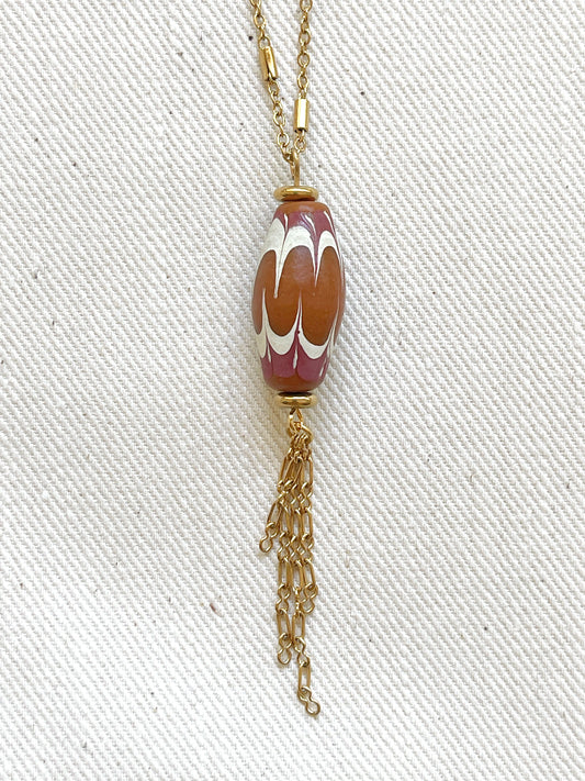 Collier RUBY - paprika
