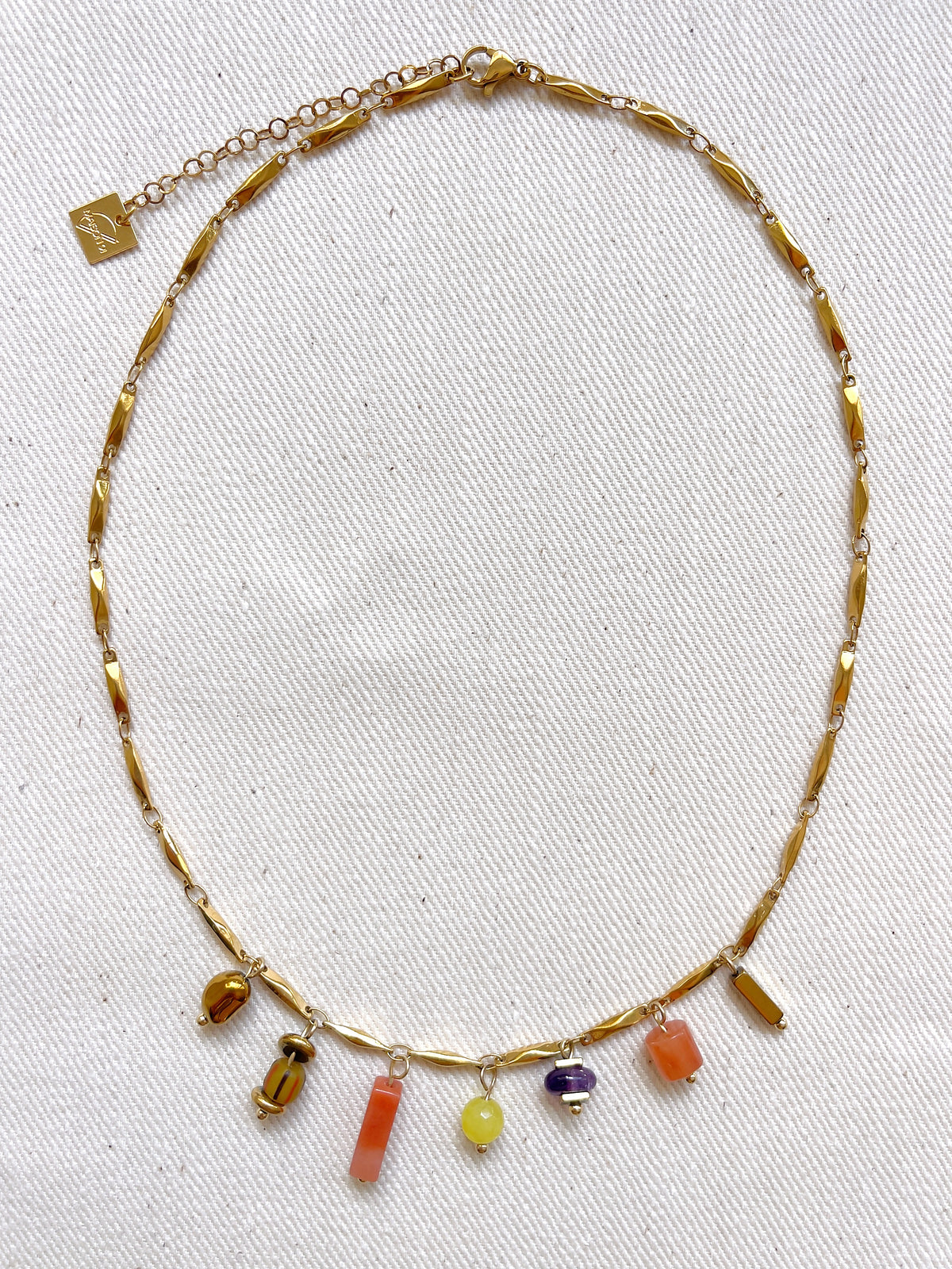 Collier ROSE - purple
