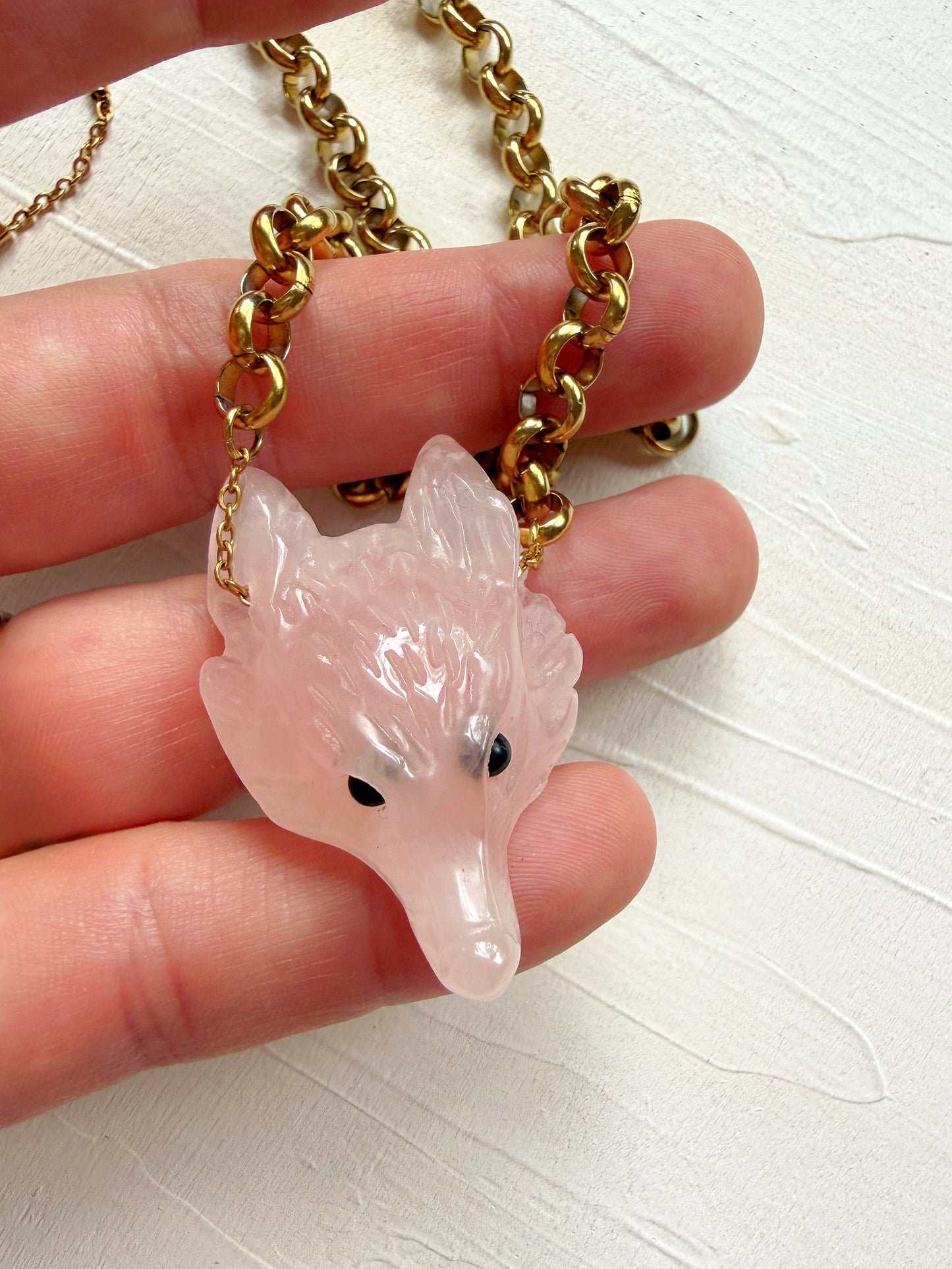 Collier ROCH - Quartz rose