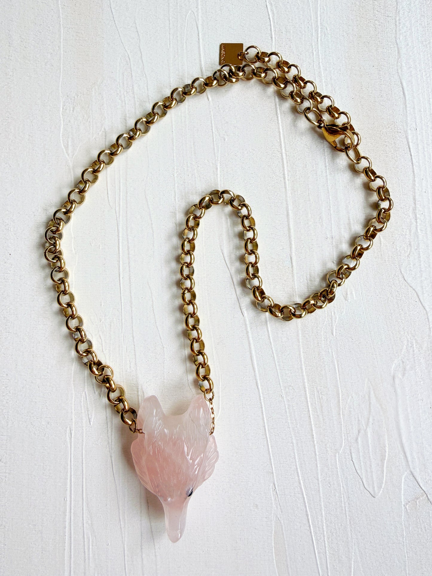 Collier ROCH - Quartz rose