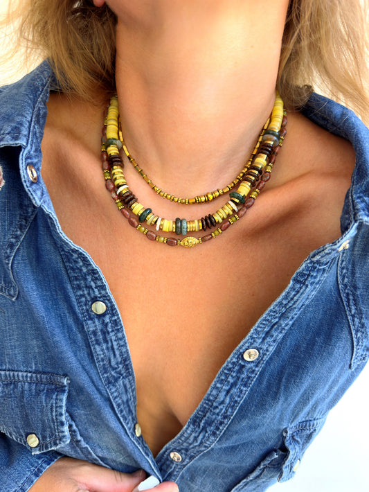LOOK - NARCISSE, VASCO beurre, TALINE jaspe rouge