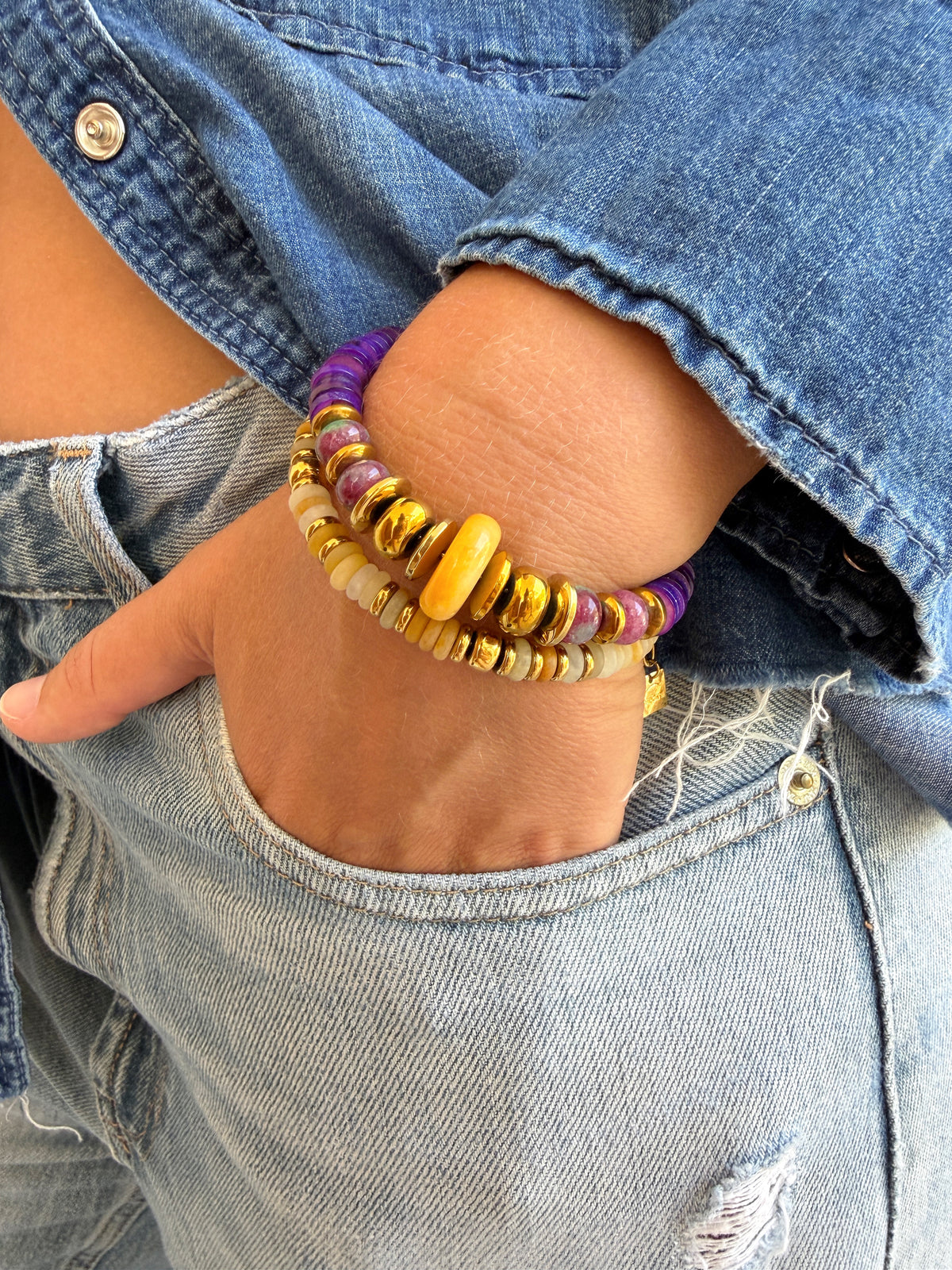 LOOK - VEGA purple, VANDA jade topaze
