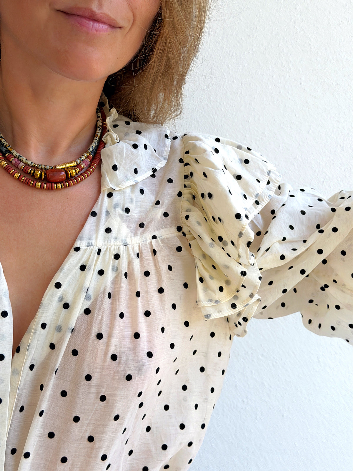 LOOK - SVEN jaspe dalmatien, VARO jaspe rouge, VINNIO jaspe rouge