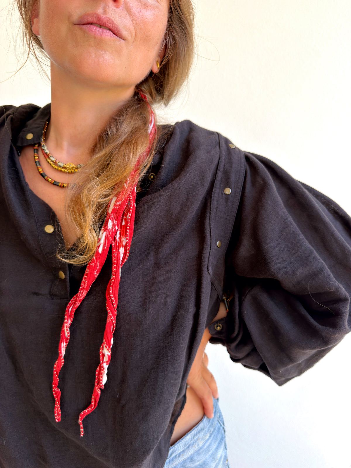 LOOK - TALINE jaspe dalmatien, URIEL jaspe rouge, VOLTAIRE larvakite