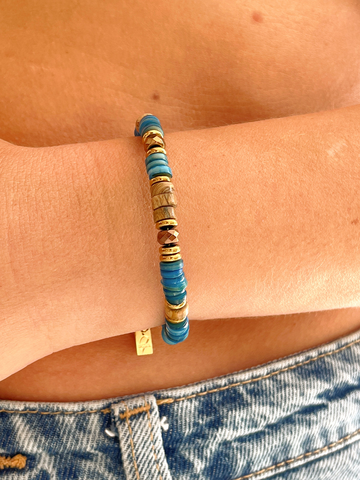 Bracelet STONE - océan
