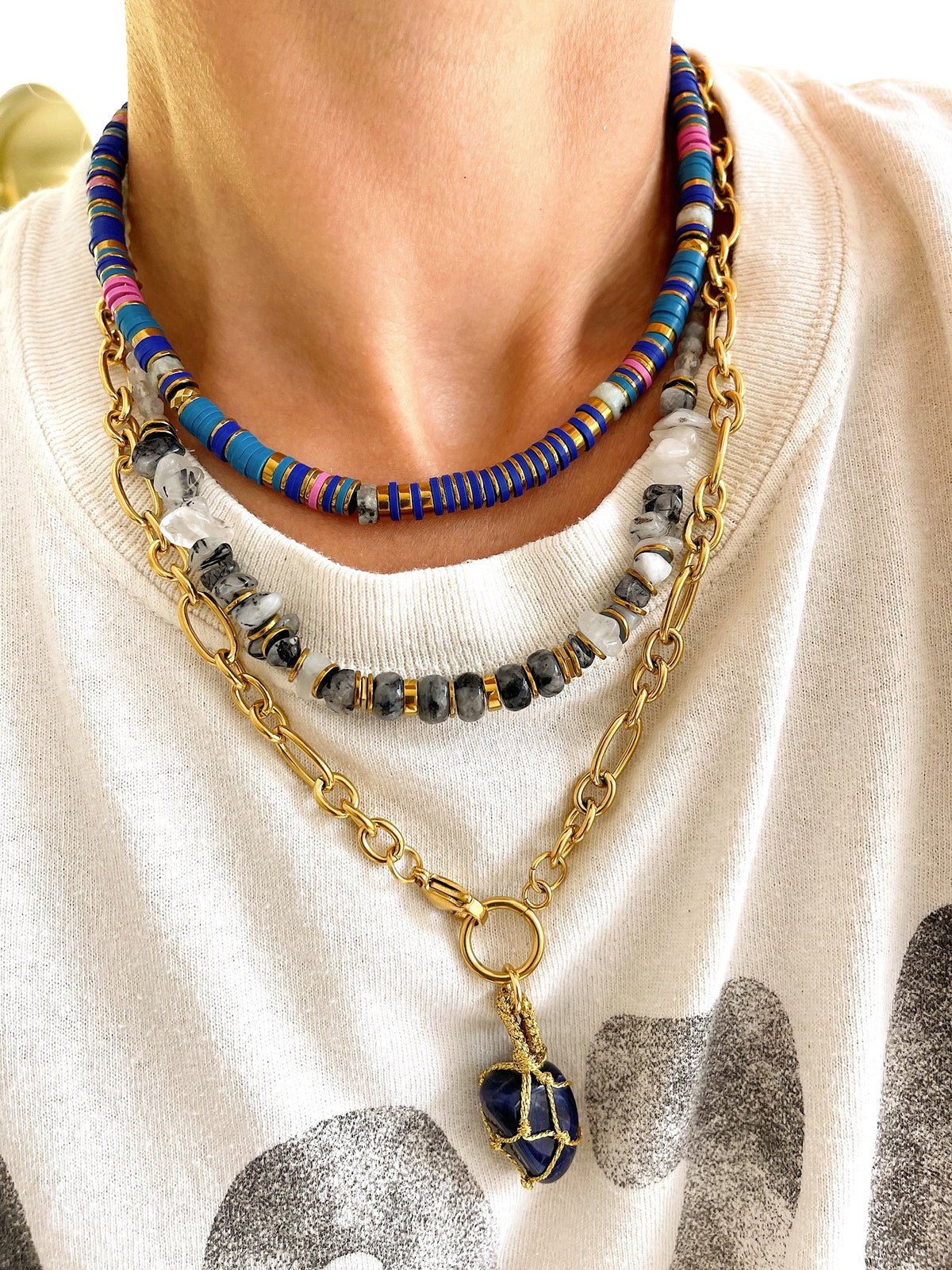 Collier MARIUS - labradorite