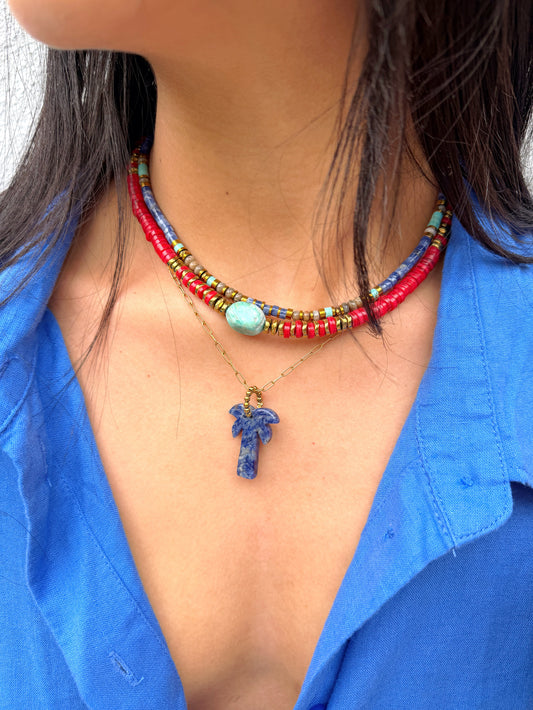 LOOK - SILAS Sodalite, UMA Cerise, USAMY Sodalite