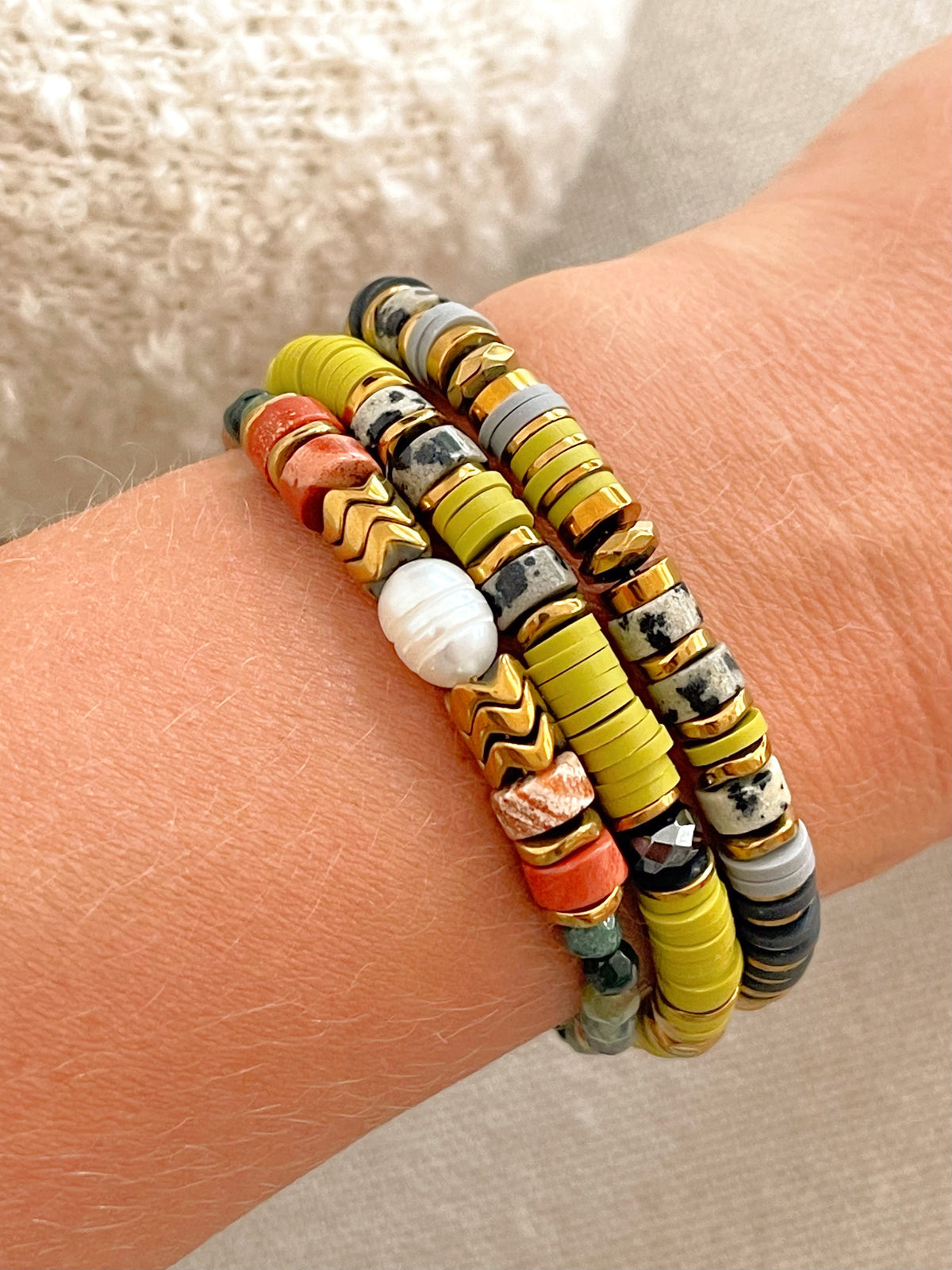 Bracelet LENA - olive