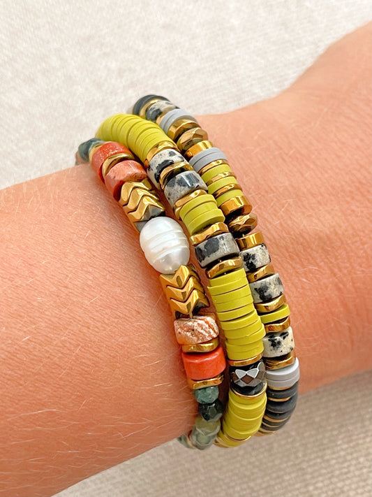 Bracelet LENA - olive