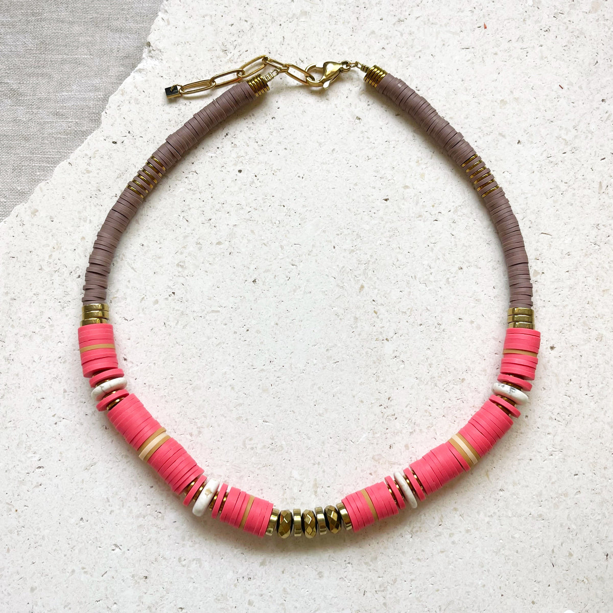 Collier MARCEL - taupe capucine