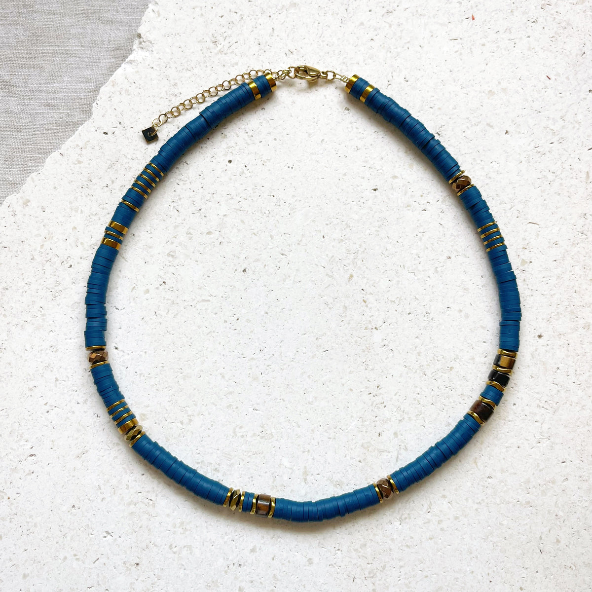 Collier OTIS - cobalt