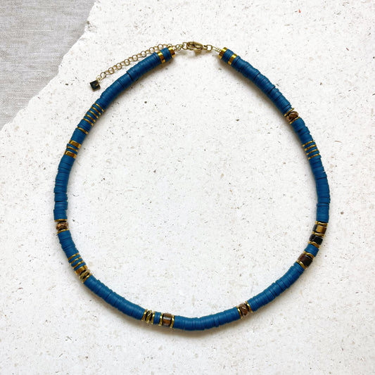 Collier OTIS - cobalt