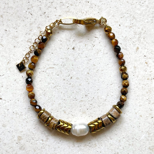 Bracelet OUMA - oeil de tigre