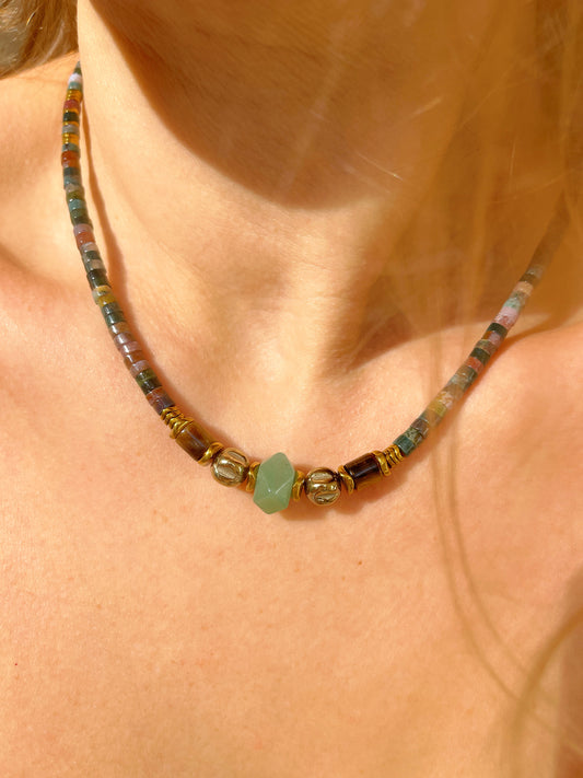 Collier UBUD - Agate indienne