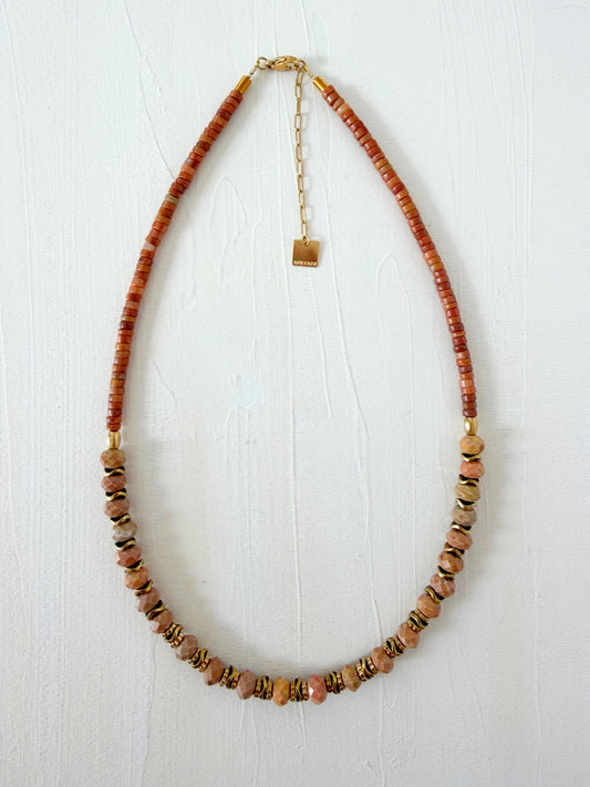 Collier VINICIO - Jaspe sésame