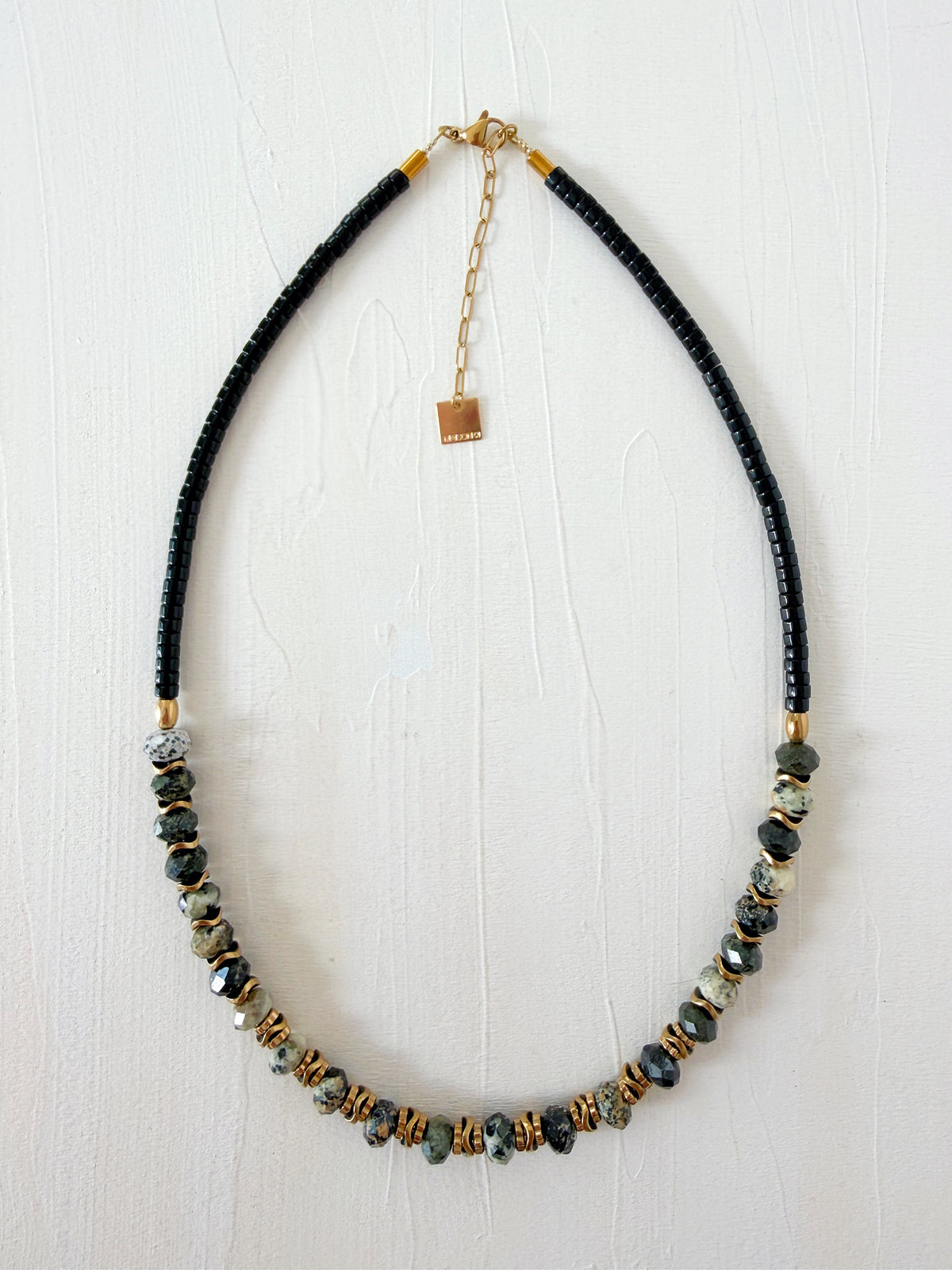 Collier VINICIO - Turquoise africaine noire
