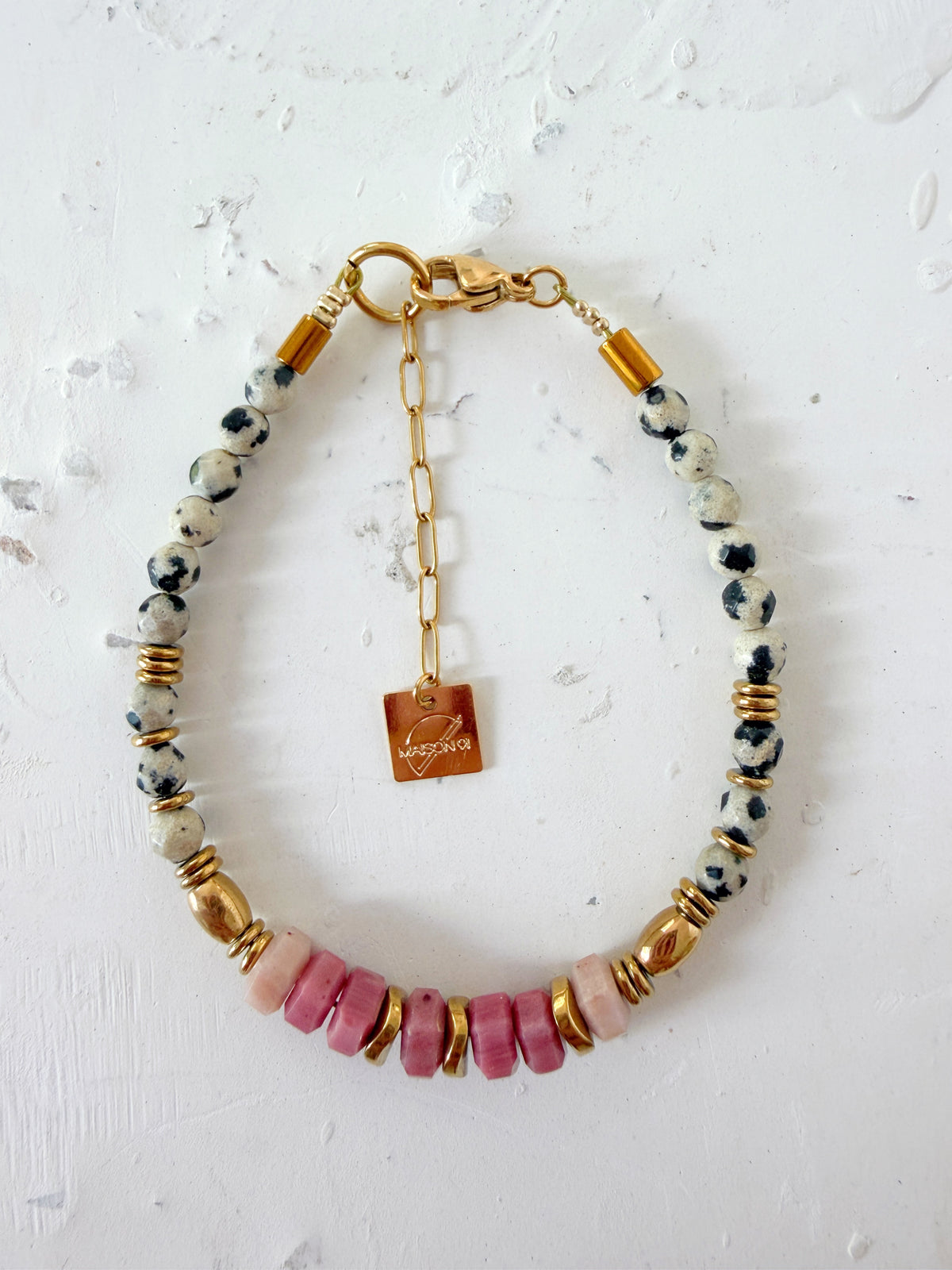 Bracelet VALÉRIA - Rhodonite