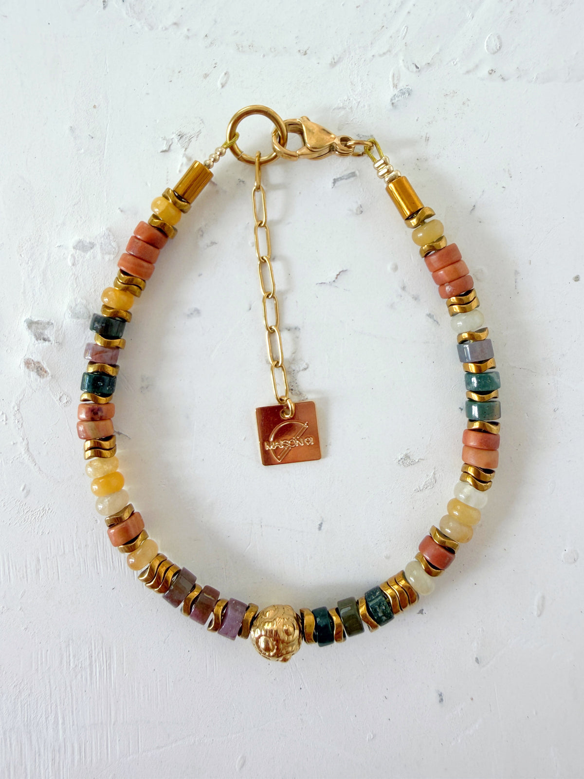 Bracelet VIOLAINE - Agate indienne