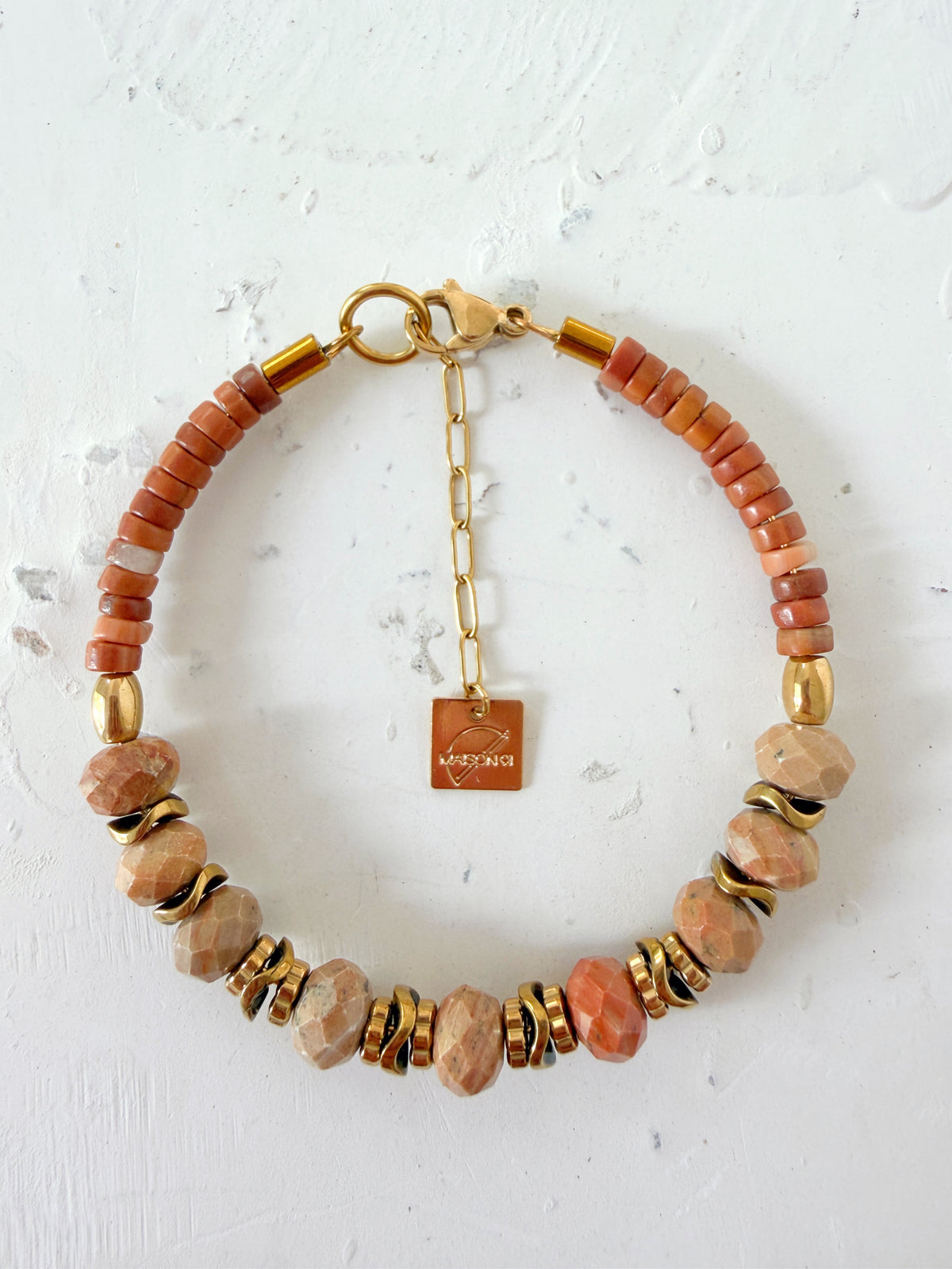 Bracelet VICTOIRE - Jaspe sésame
