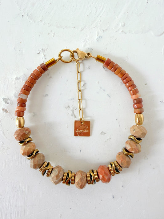 Bracelet VICTOIRE - Jaspe sésame