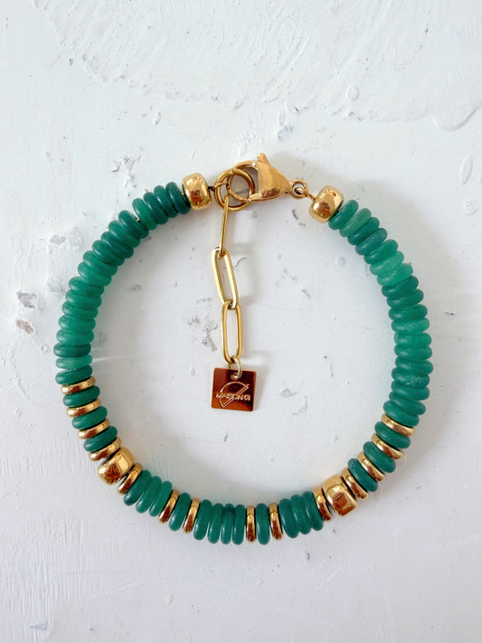 Bracelet VANDA - Aventurine verte