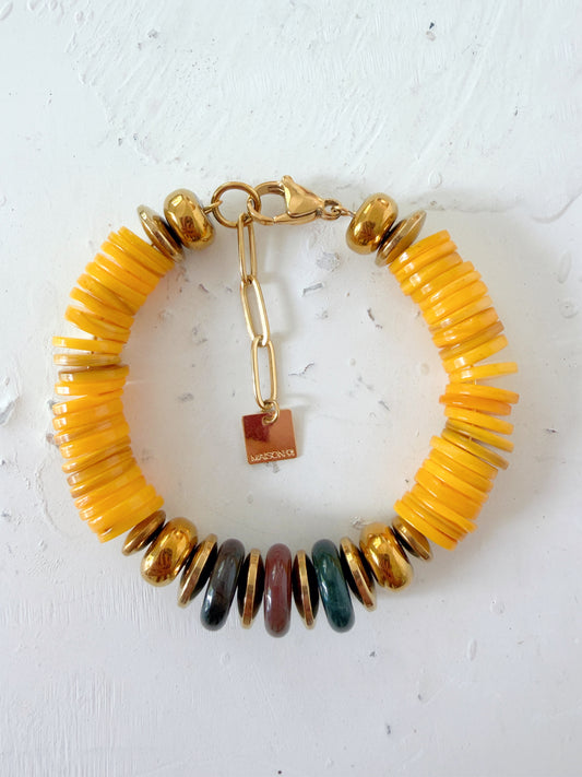 Bracelet VÉRA - Safran