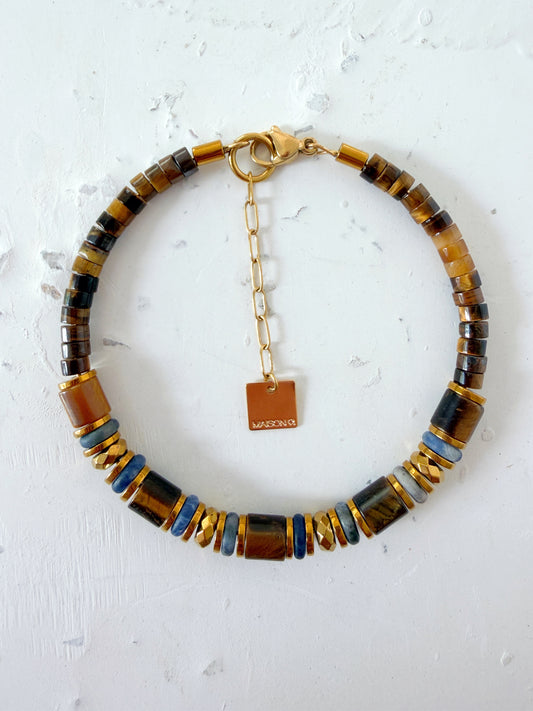 Bracelet VÉRANE - Oeil de tigre