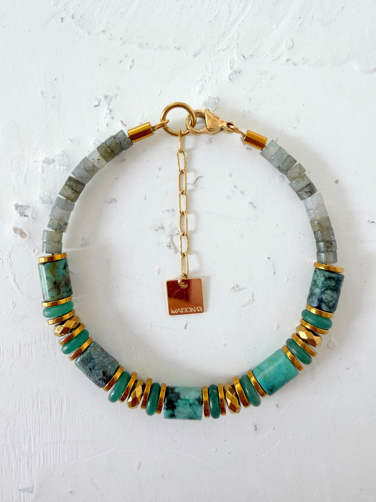 Bracelet VÉRANE - Turquoise africaine