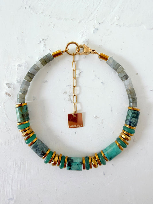 Bracelet VÉRANE - Turquoise africaine