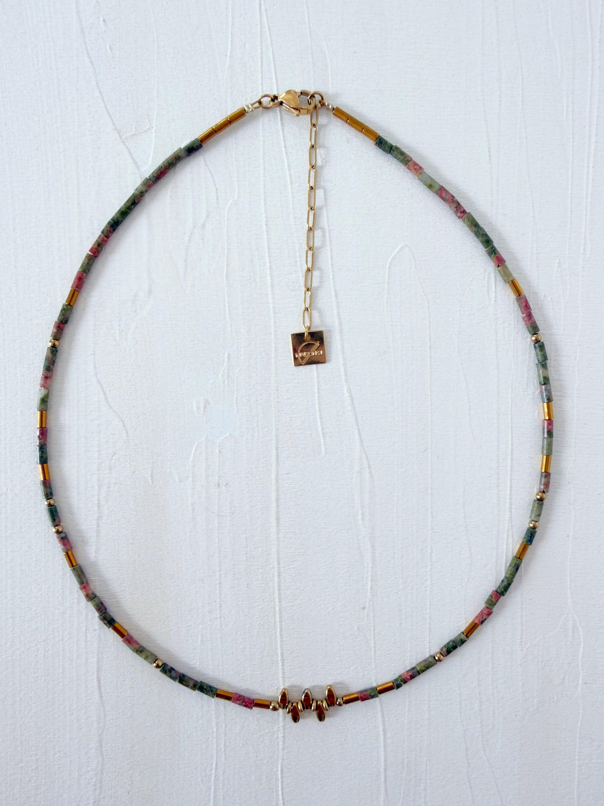Collier VICTORIO - Unakite