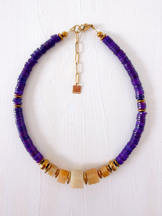 Collier VICENS - Purple