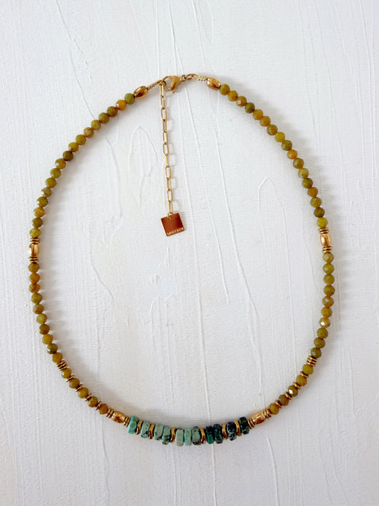 Collier VITO - Turquoise africaine