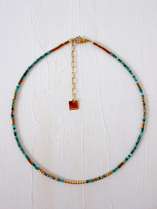 Collier VALTÉRI - Chrysocolle