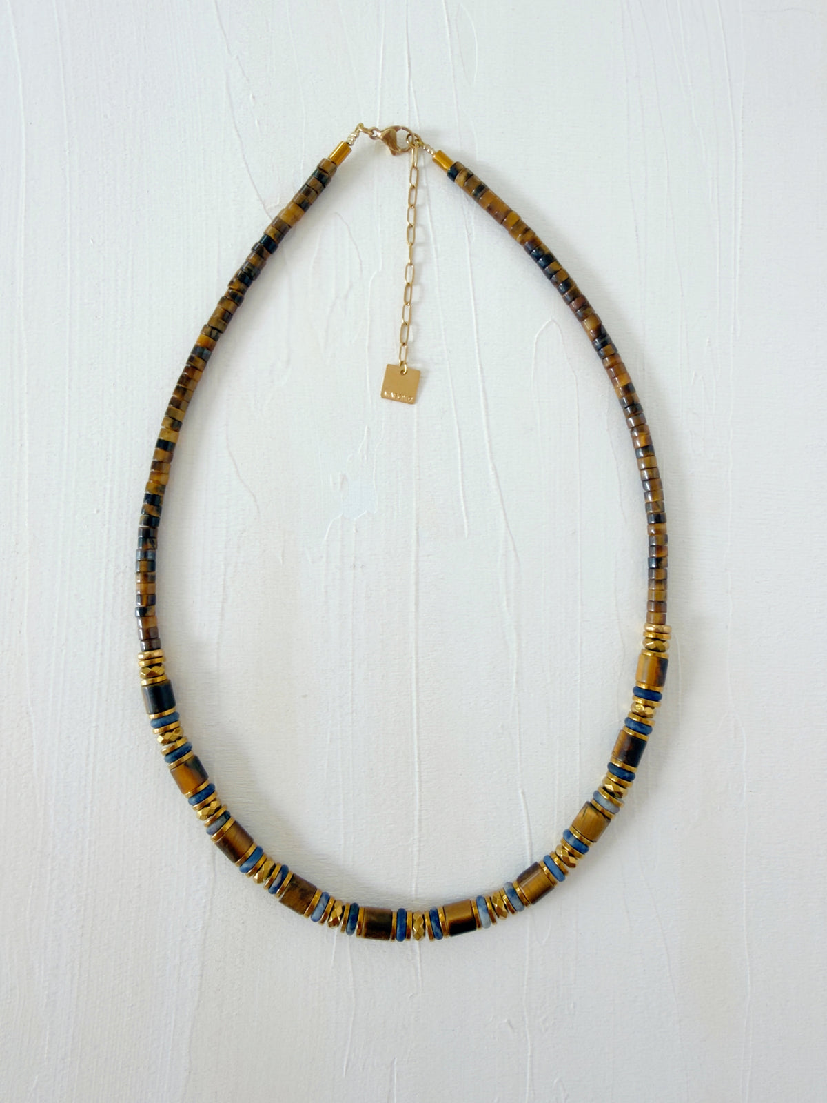 Collier VOLTAIRE - Oeil de tigre