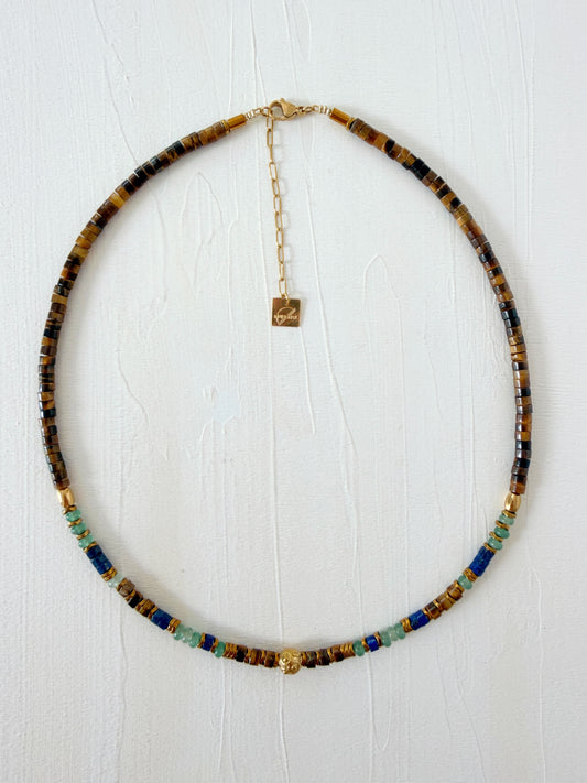 Collier VALEN - Oeil de tigre