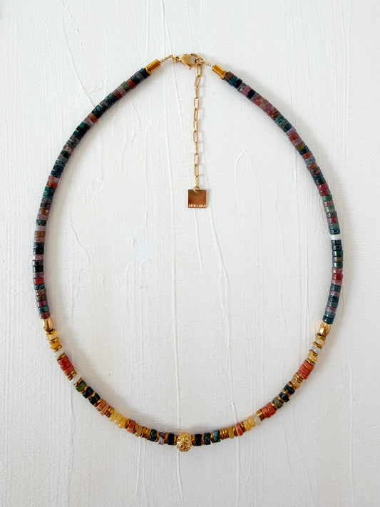 Collier VALEN - Agate indienne