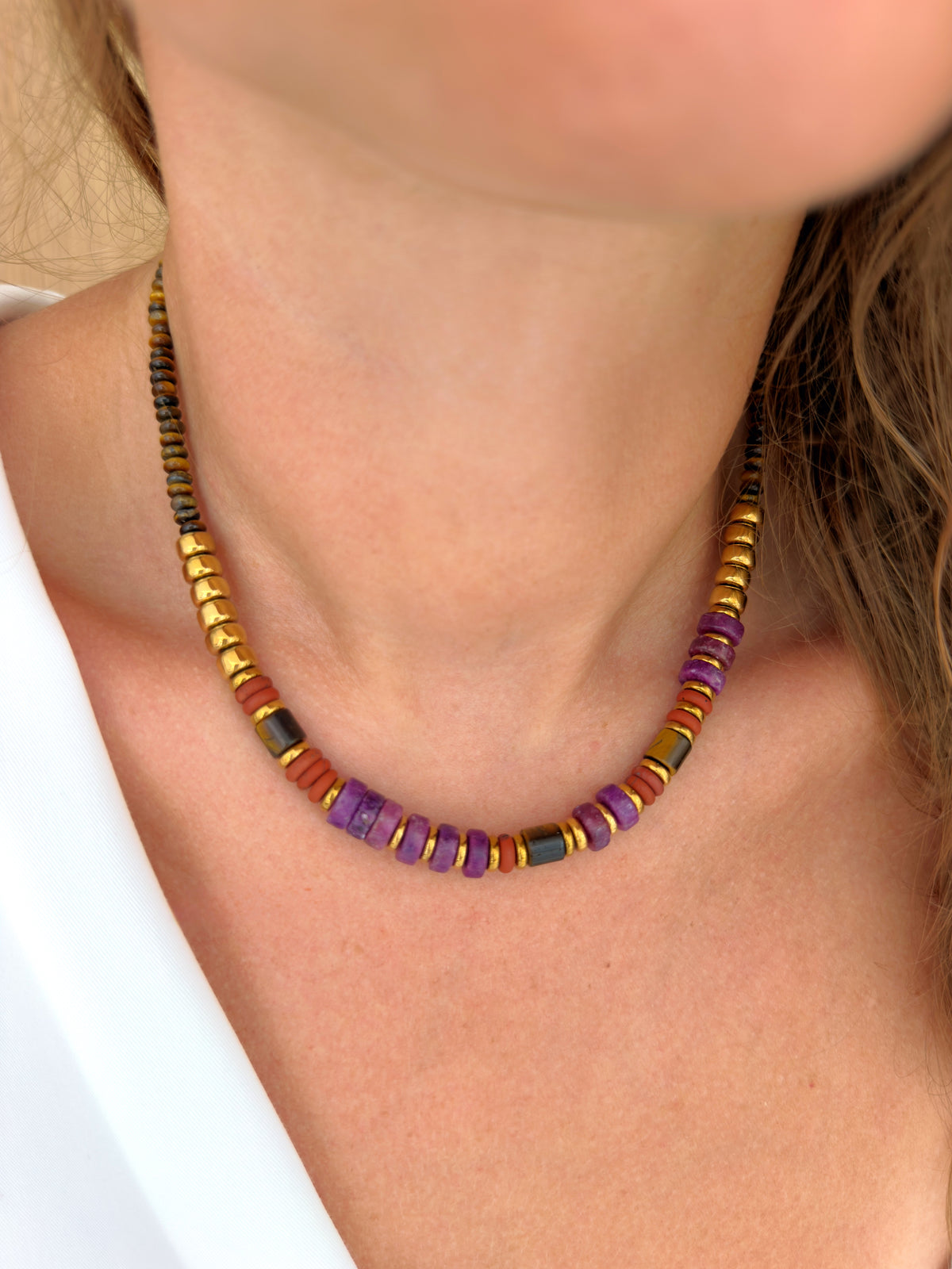 Collier VIGO - Oeil de tigre