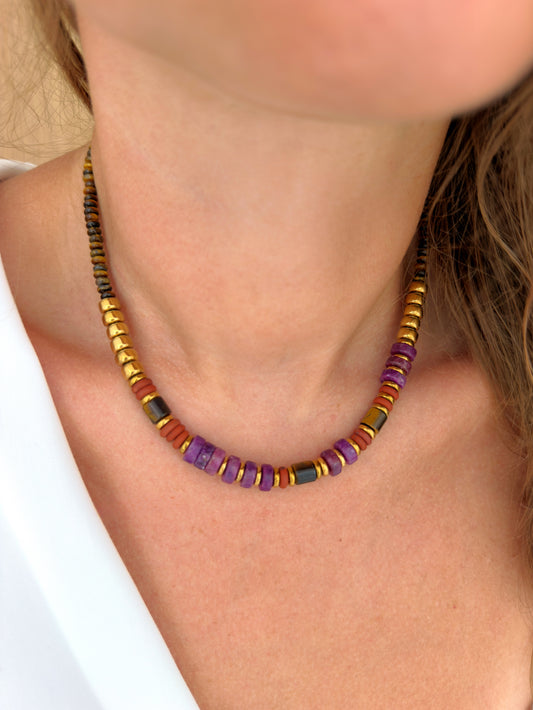 Collier VIGO - Oeil de tigre