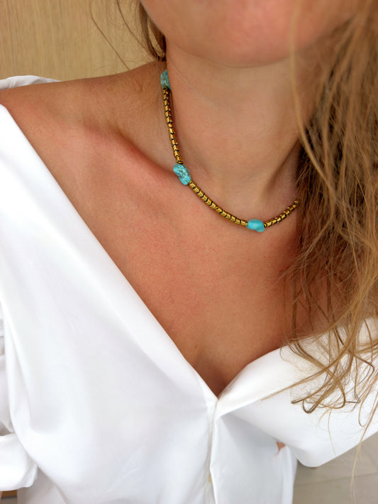 Collier URIEL - Turquoise
