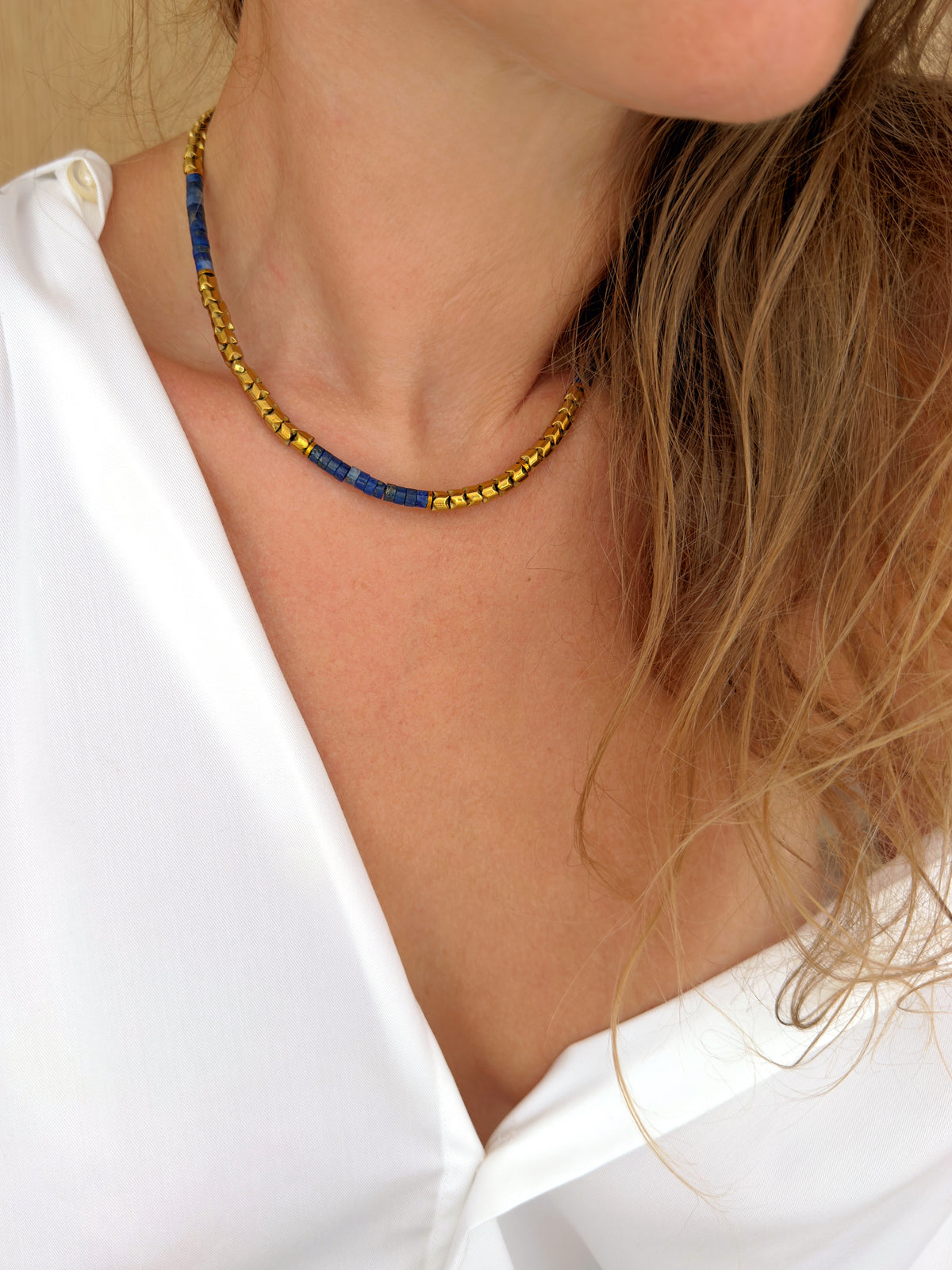 Collier URIEL - Lapis lazuli