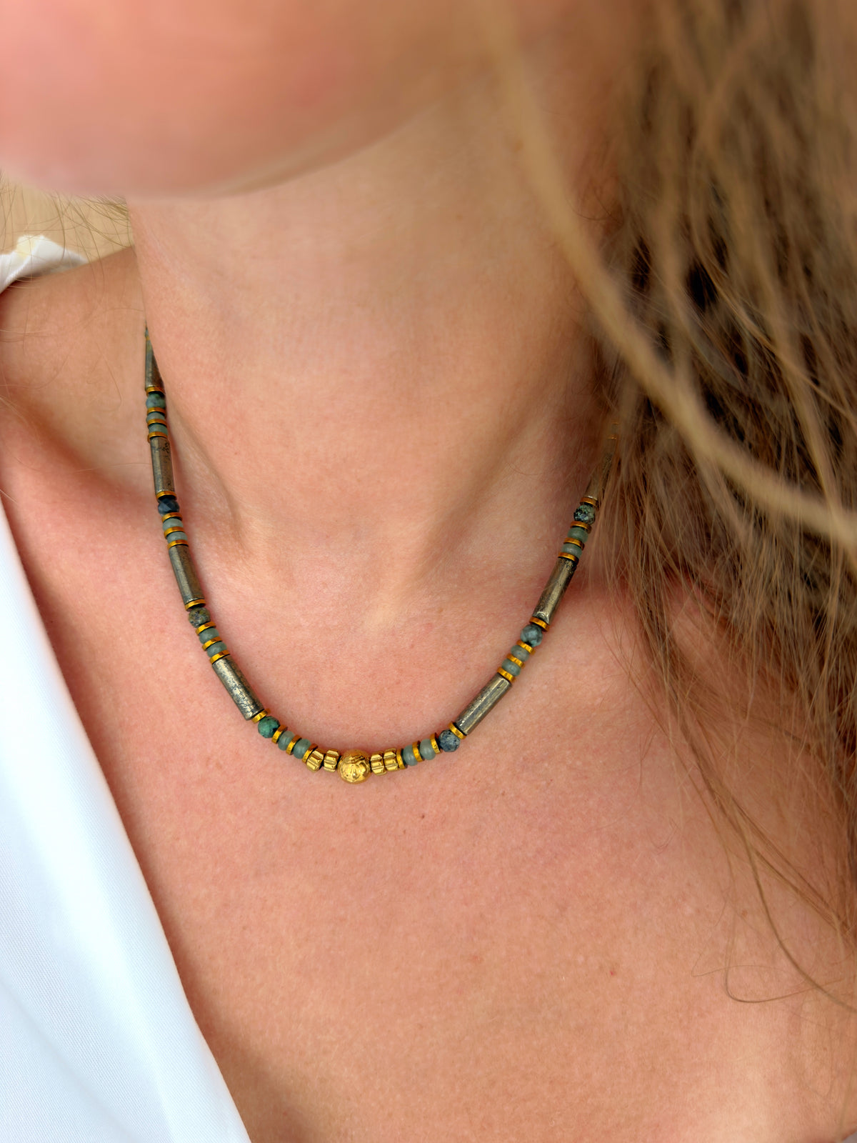Collier VALDÈS - Pyrite