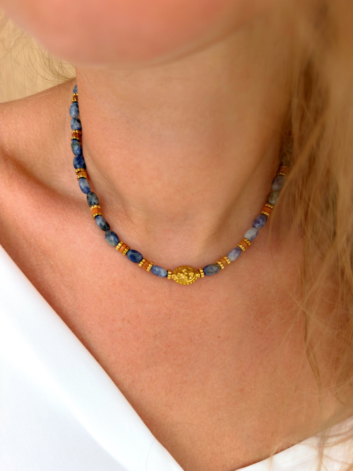 Collier TALINE - Sodalite