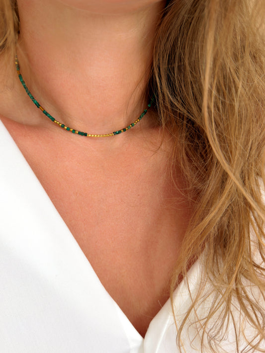 Collier VALTÉRI - Malachite