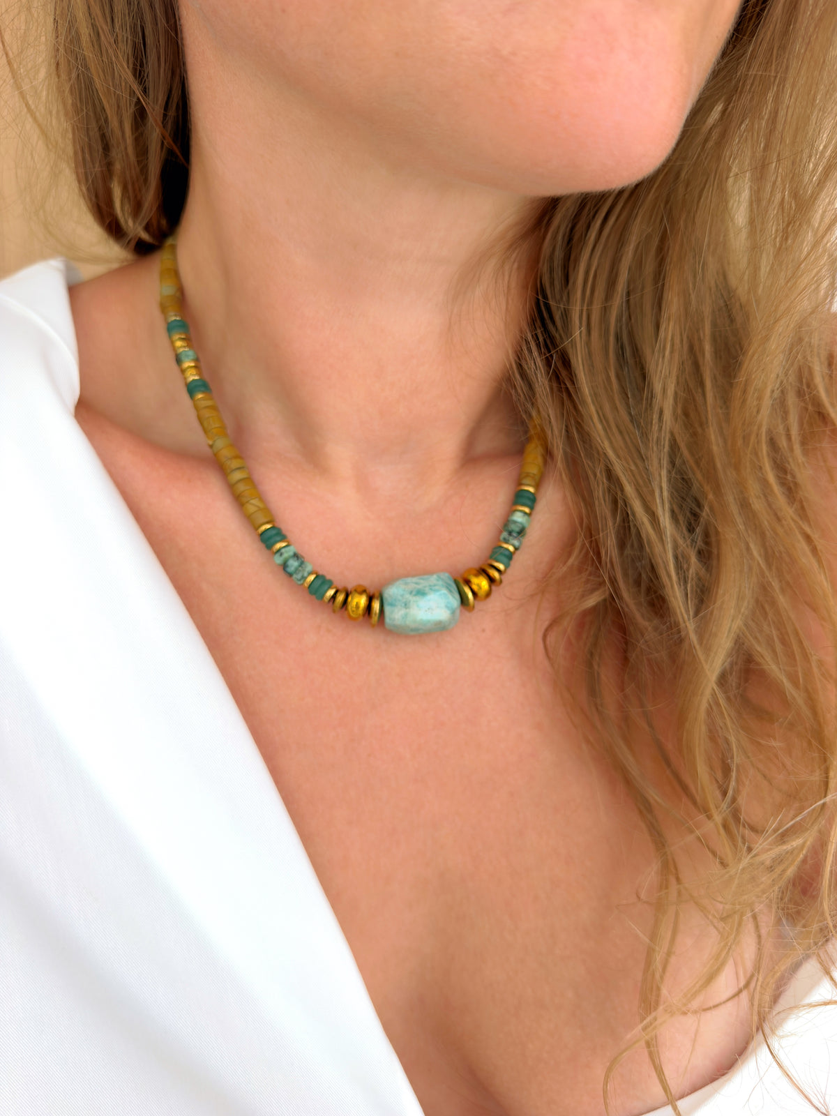 Collier VARO - Amazonite