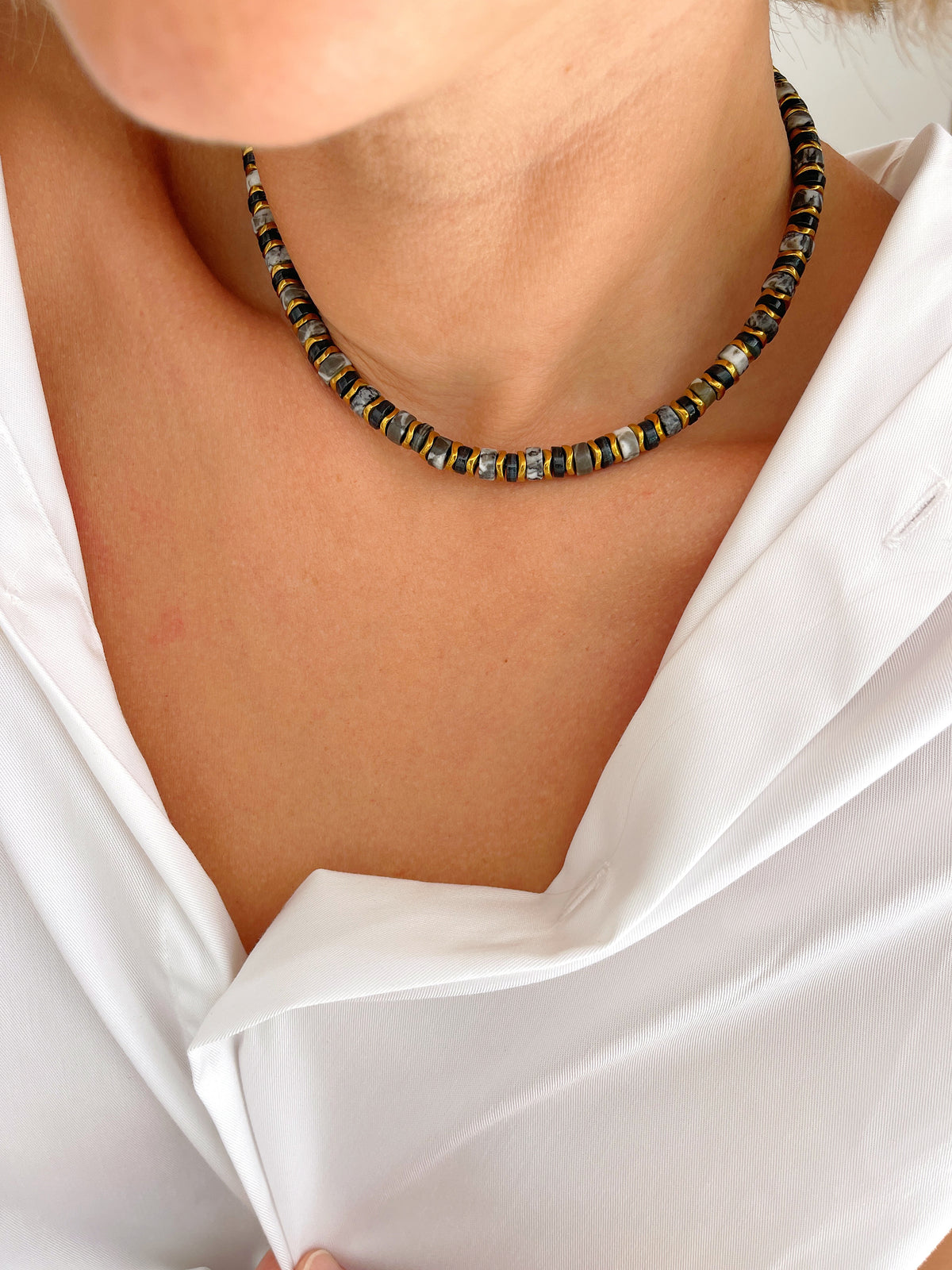 Collier RICO - jade