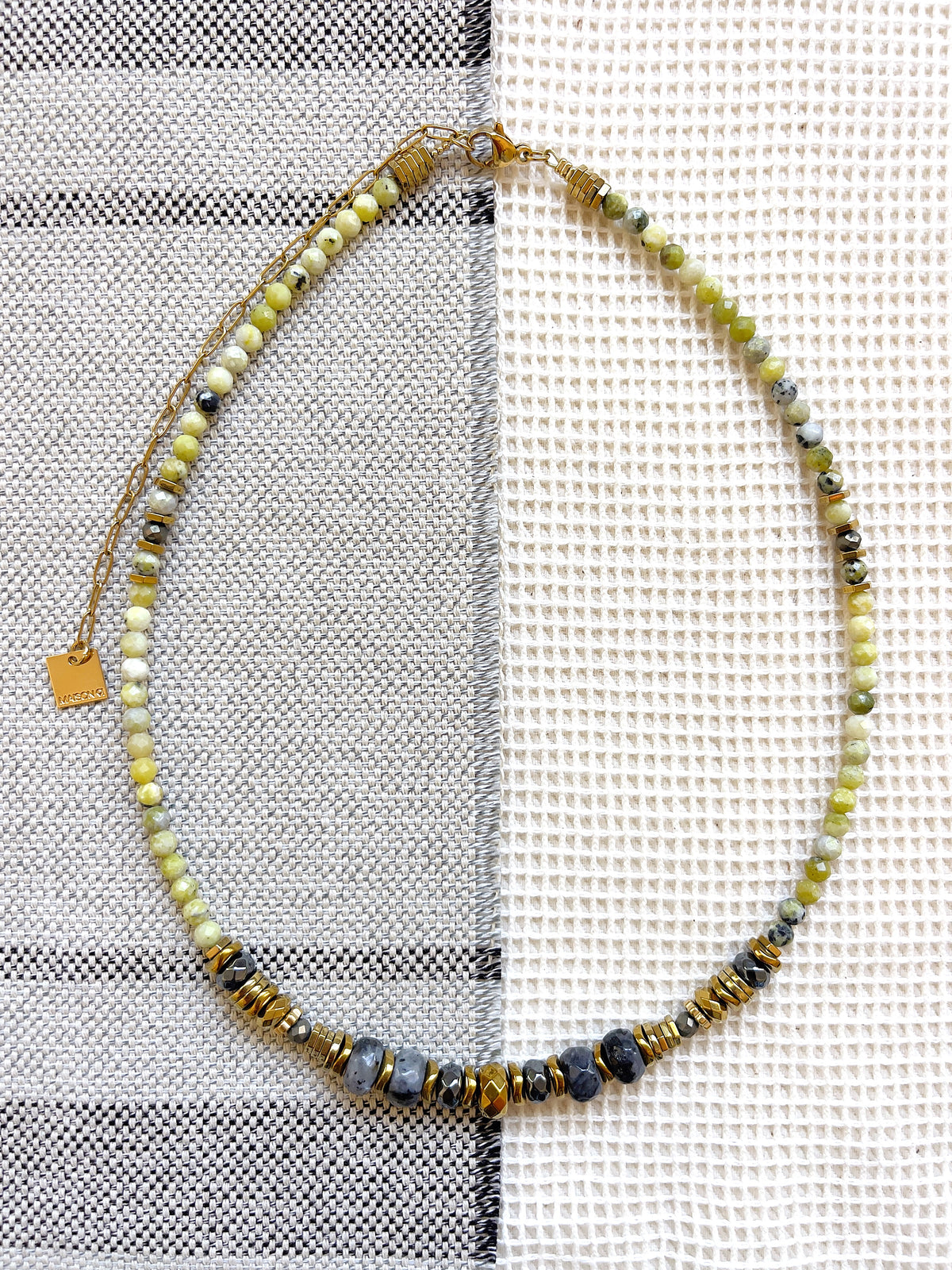 Collier RINGO - turquoise jaune