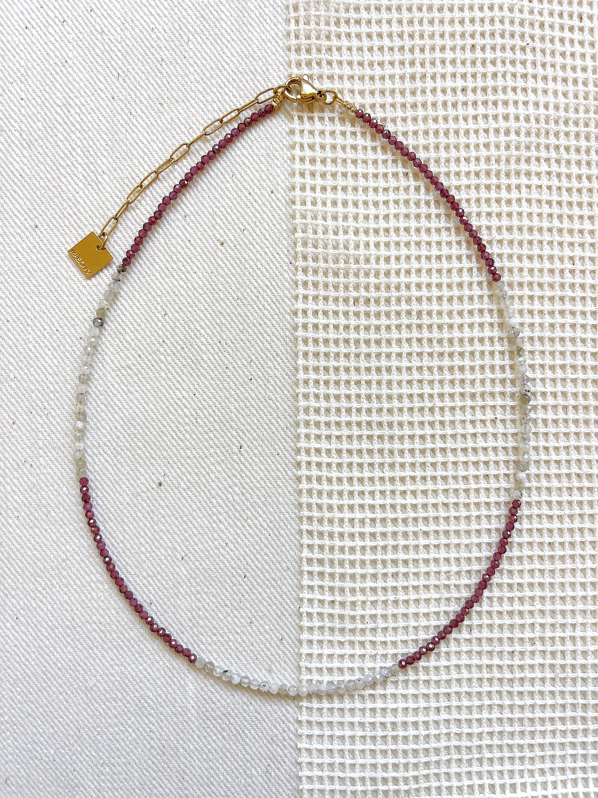 Collier RIO - grenat