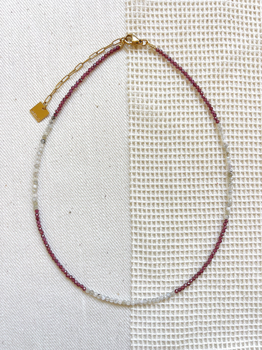 Collier RIO - grenat