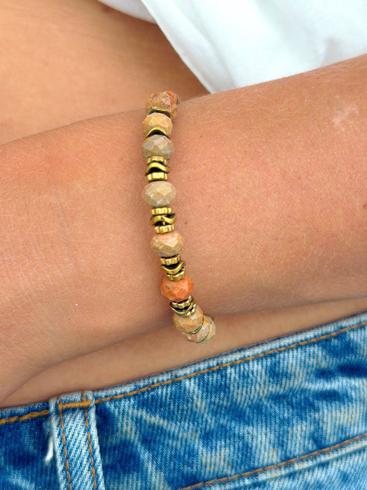 Bracelet VICTOIRE - Jaspe sésame
