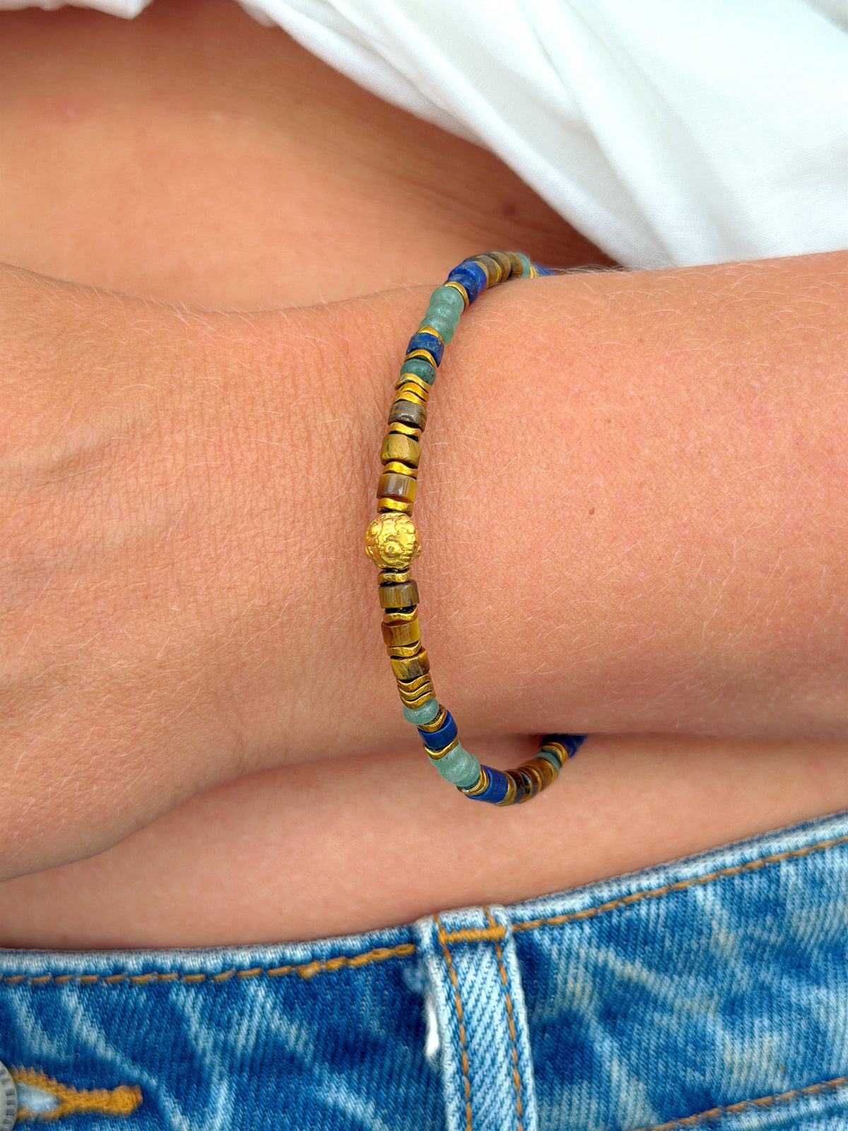 Bracelet VIOLAINE - Oeil de tigre